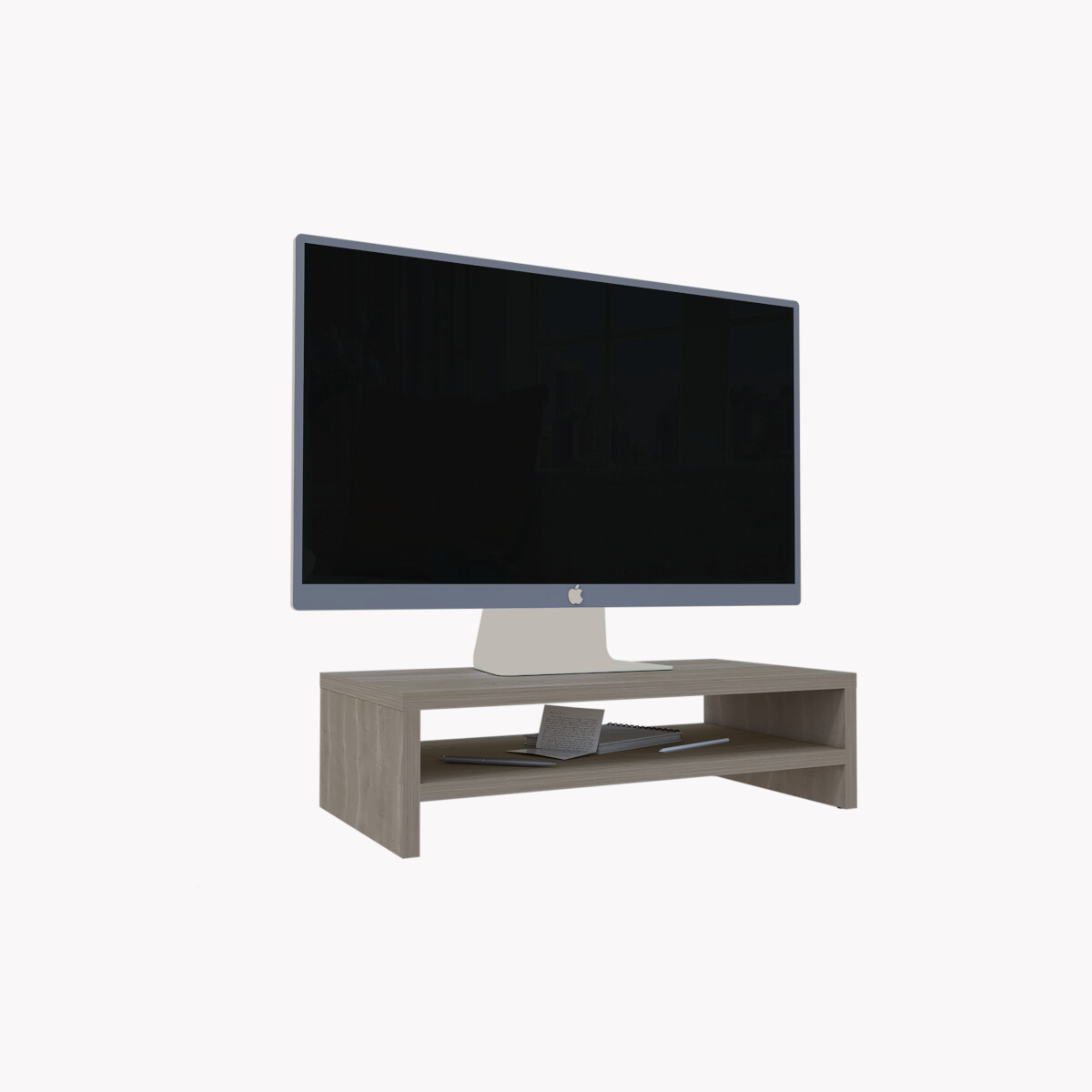 BASE TIPO STAND ARMABLE PARA MONITOR DE COMPUTADORA MODELO ATACAMA.