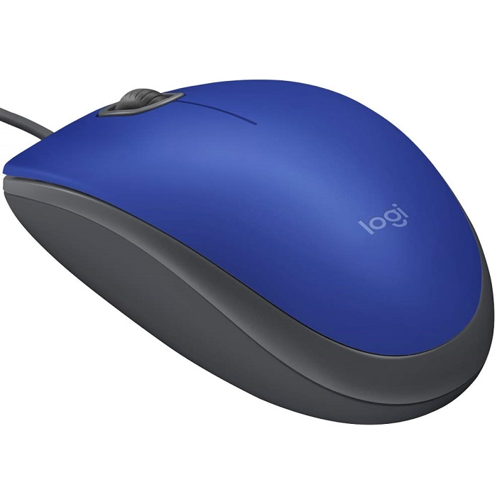 Mouse Logitech Alambrico Optico USB Azul M110 SILENT 910-006662.