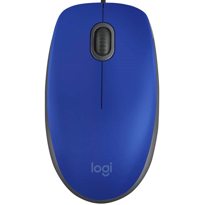 Mouse Logitech Alambrico Optico USB Azul M110 SILENT 910-006662.