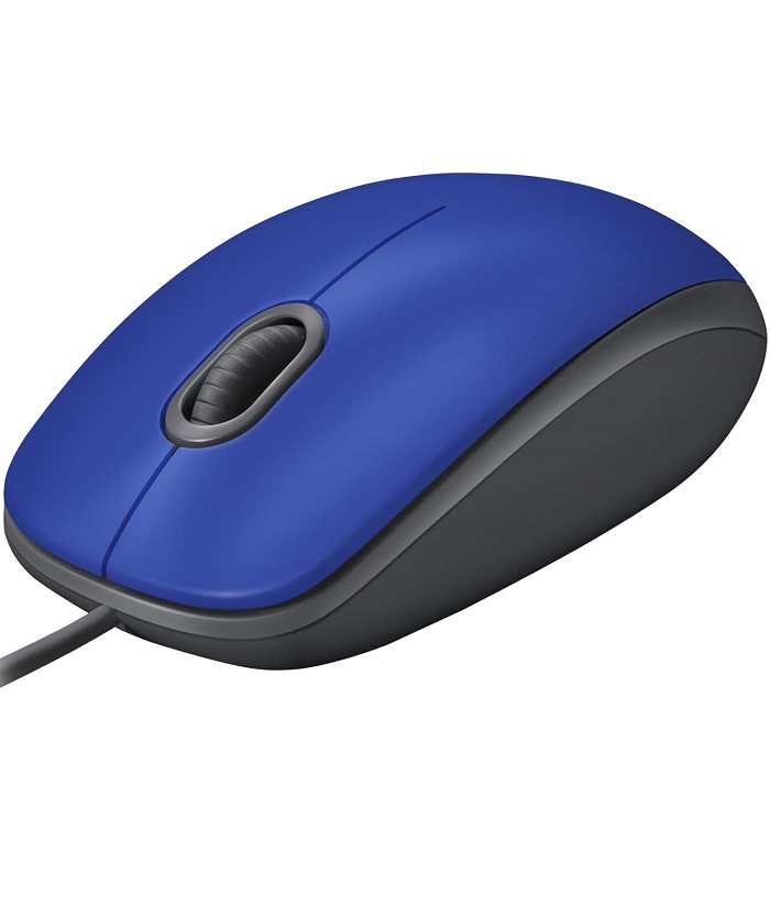 Mouse Logitech Alambrico Optico USB Azul M110 SILENT 910-006662.