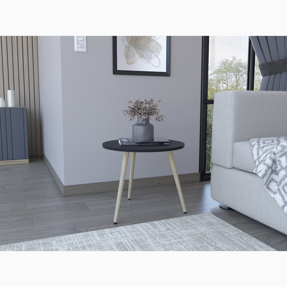 MESA AUXILIAR ARMABLE PARA SALA O ESTUDIO MODELO NARVIK.