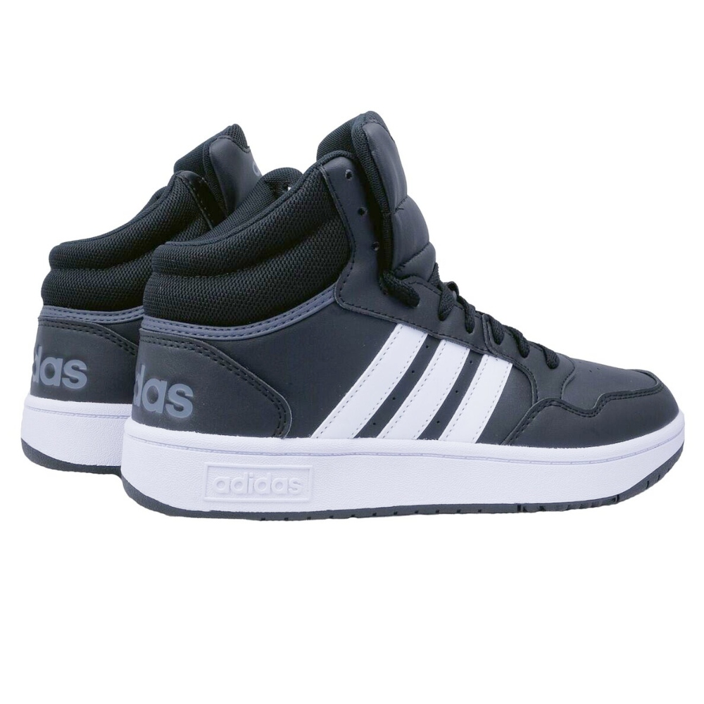 Tenis Adidas Hoops 3.0 Mid Negro-Hombre GW3020