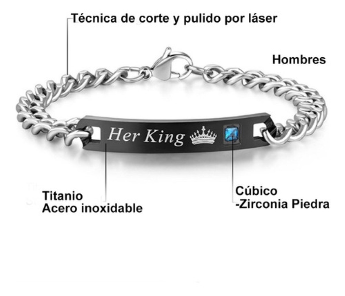 Set Reloj Hombre De Cuarzo De Negocios Pulsera Caja negro