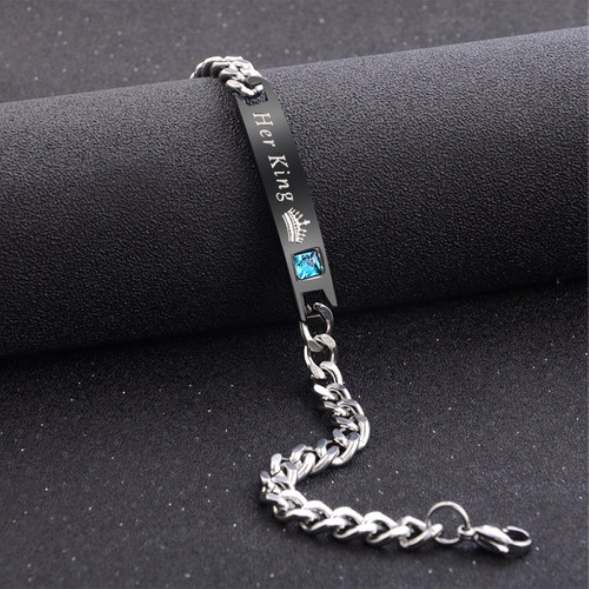 Set Reloj Hombre De Cuarzo De Negocios Pulsera Caja negro