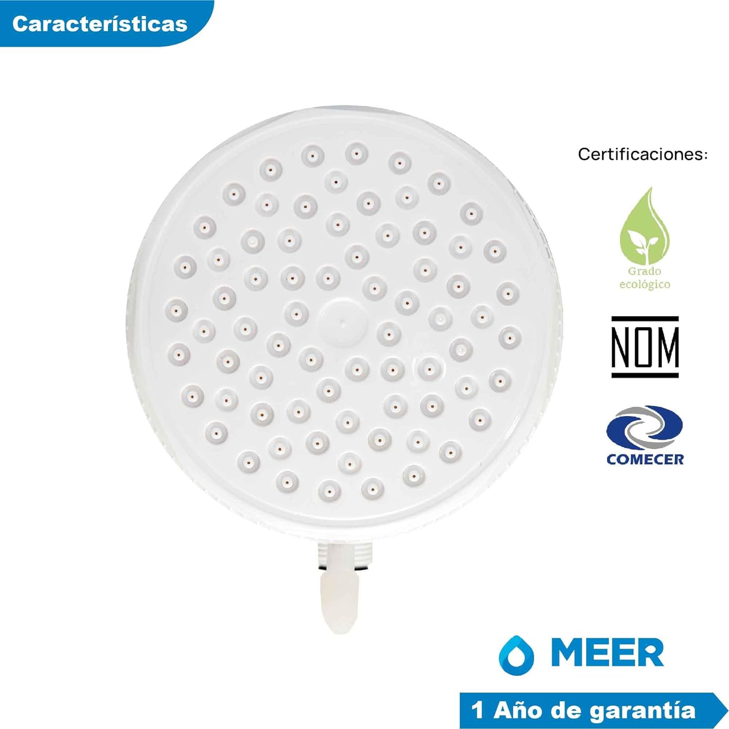 Regadera Eléctrica de Baño de 4 Temperaturas 5500W de Potencia