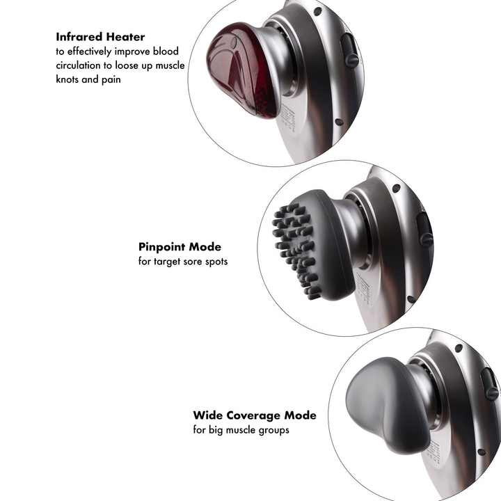 Aparato De Masaje Maxtop Percutor Semiprofesional Con Infrarrojo.