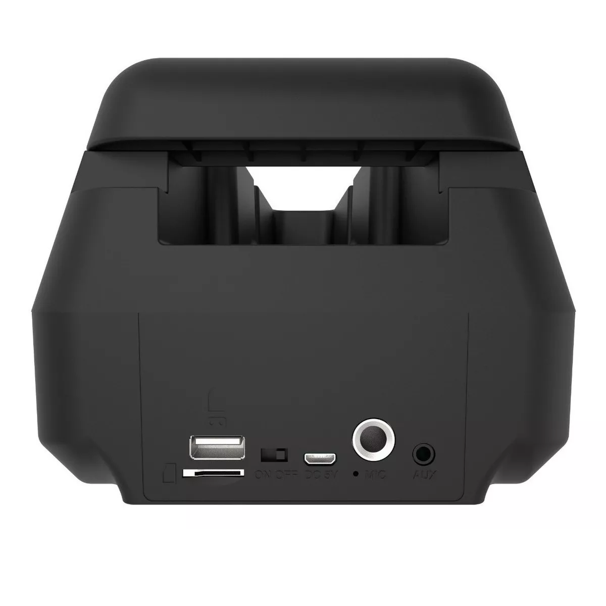 Bocina Bluetooth 2 X 4 Bafle - Luces Led - Tws Color Negro