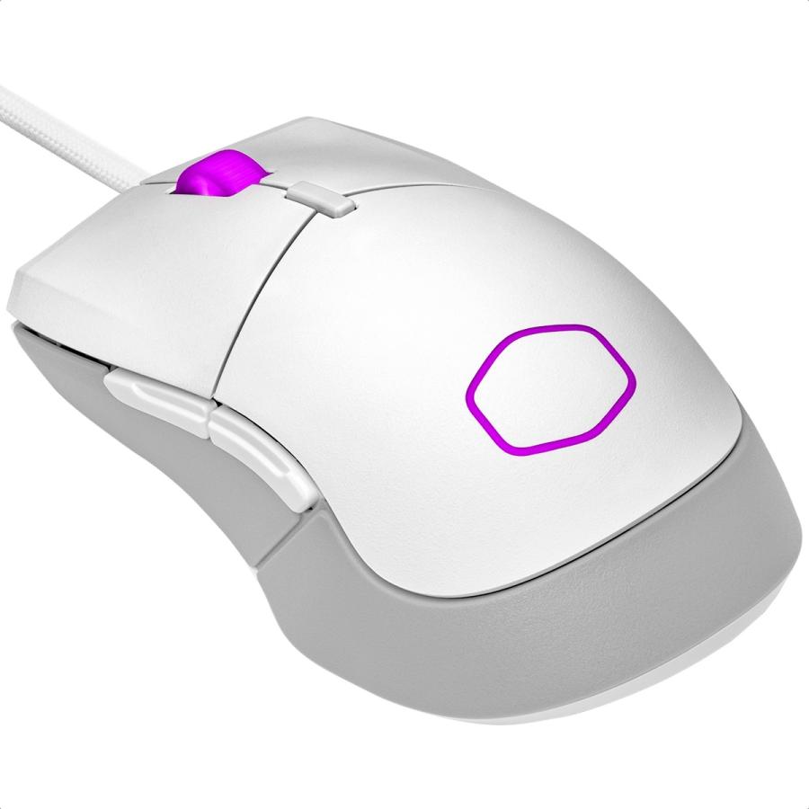Mouse Cooler Master MM310 RGB Alambrico USB 12000DPI Gamer Blanco MM-310-WWOL1