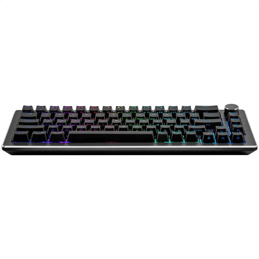 Teclado Cooler Master CK721 65% Gamer Mecanico Switch Brown RGB Inalambrico USB Y Bluetooth Gris CK-721-GKTM1-US