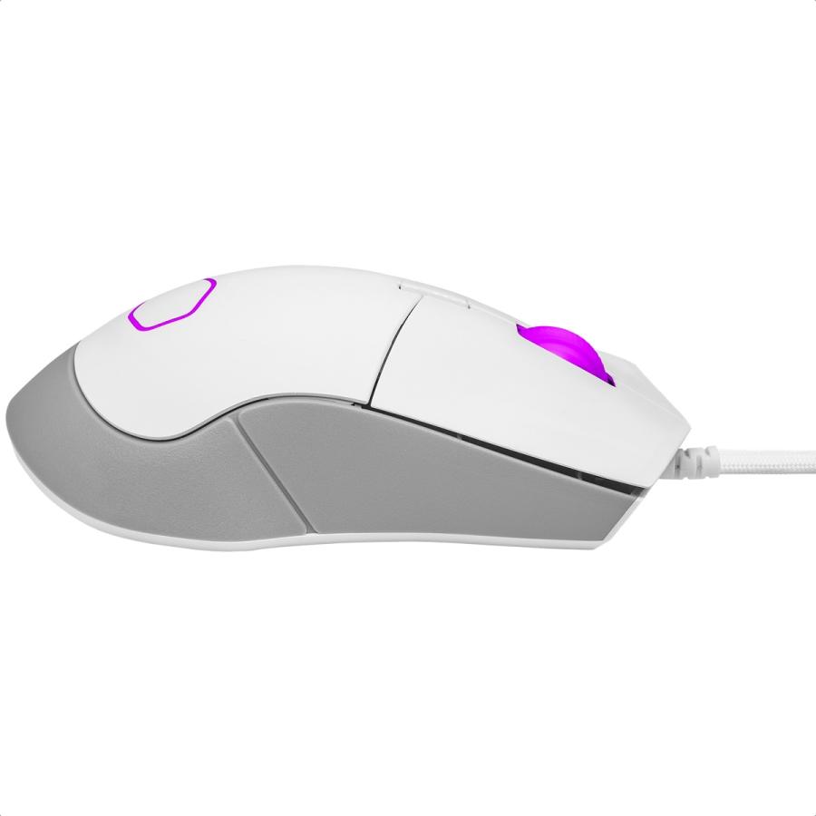 Mouse Cooler Master MM310 RGB Alambrico USB 12000DPI Gamer Blanco MM-310-WWOL1