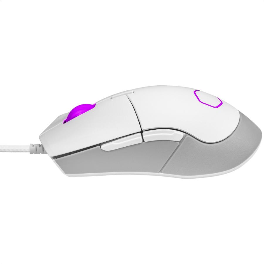 Mouse Cooler Master MM310 RGB Alambrico USB 12000DPI Gamer Blanco MM-310-WWOL1