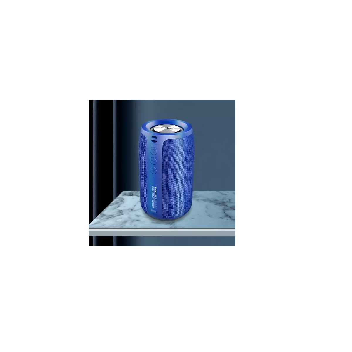 S32 Bocina Bluetooth Portátil Graves Potentes Y Resistente Color Azul