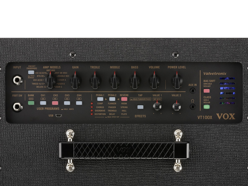 Amplificador Vox Vtx Series Vt100x Valvular Para Guitarra.