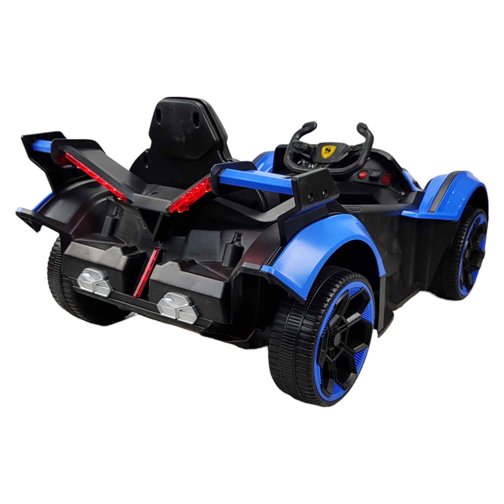 Montable para Niños con Control Remoto,Sonido,luz,Usb, 12V Azul.