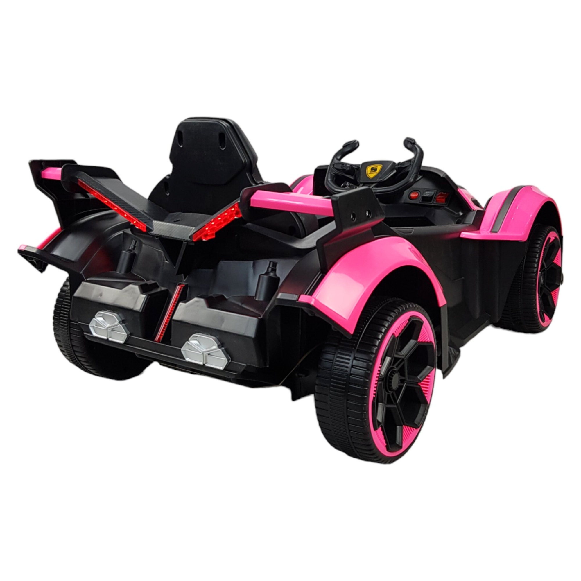 Montable para Niños con Control Remoto,Sonido,luz,Usb, 12V  - Rosa.