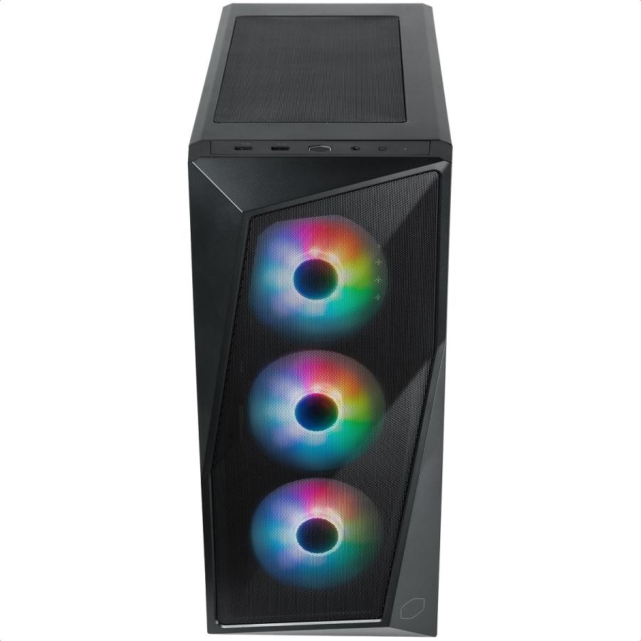 Gabinete Cooler Master CMP 520 ARGB USB3 3 Ventiladores Vidrio Templado CP520-KGNN-S00