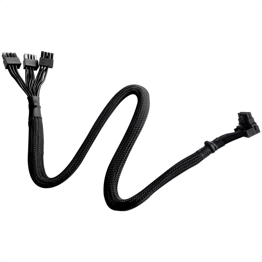 Adaptador De Corriente Cable Cooler Master 12VHPWR PCIe 5.0 3x8 Pin 650mm CMA-NFPC16XXBK1-GL