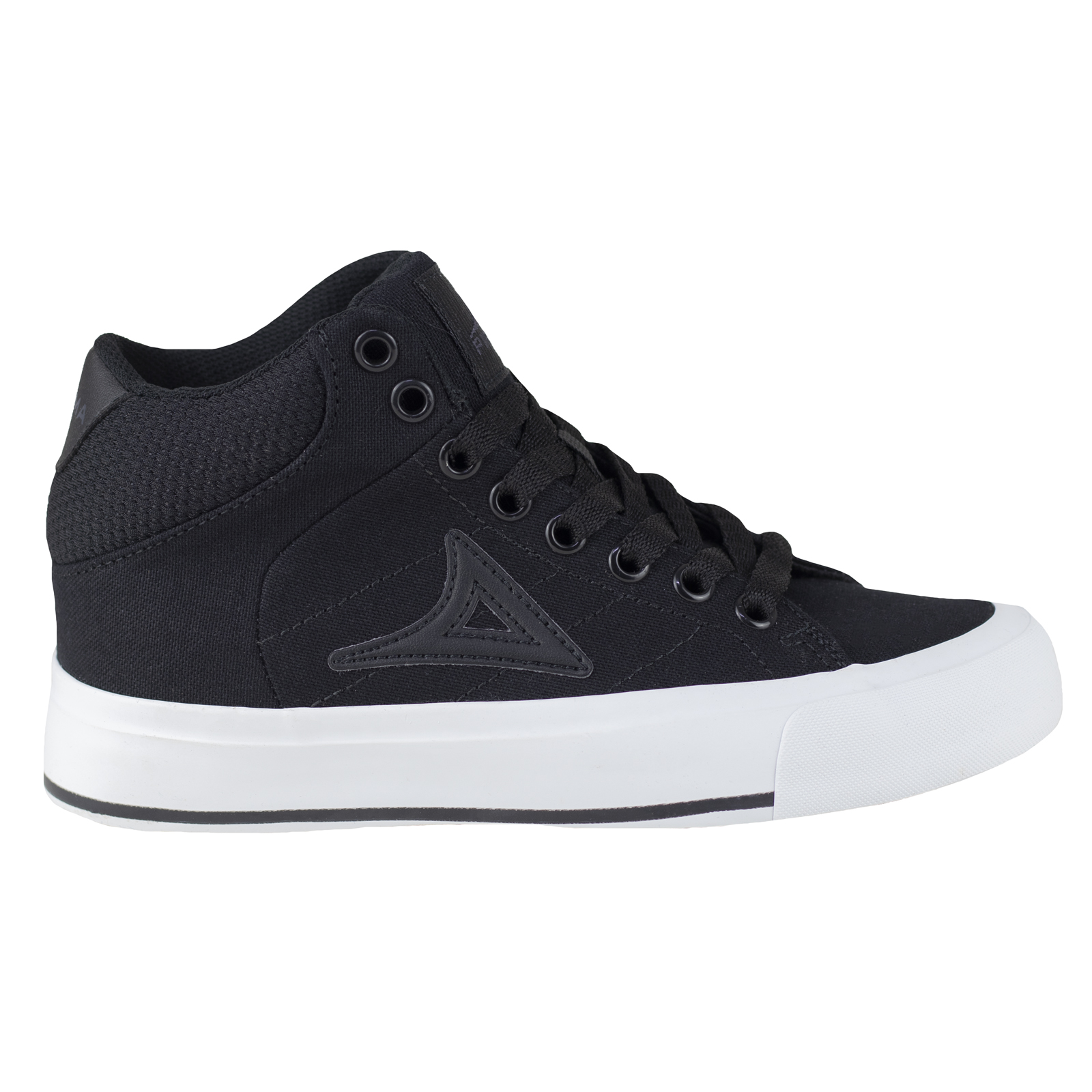 Tenis Pirma Urbano 6033 Negro Blanco Tipo Bota Juvenil Confort.