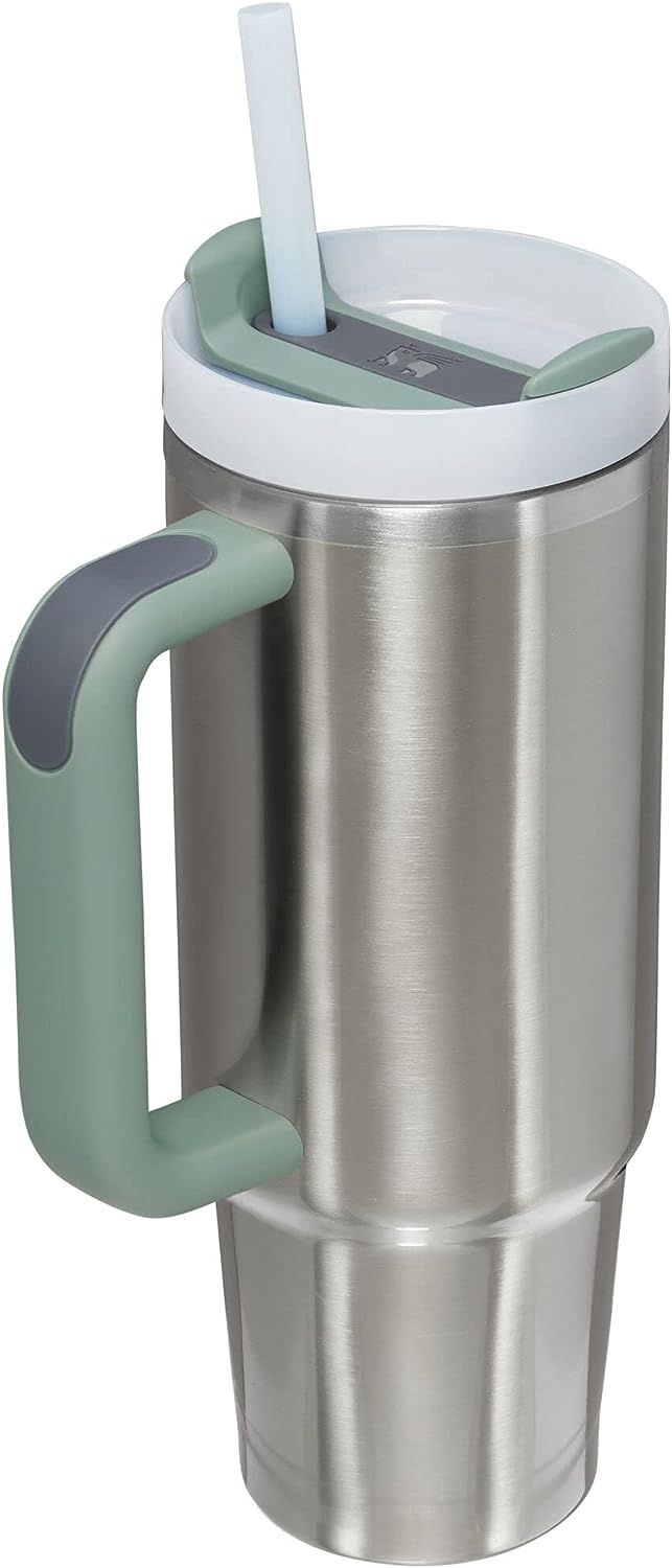 Termo Stanley  Quencher H2.0   acero inoxidable aislado al vacío de doble pared 887ml Gris.