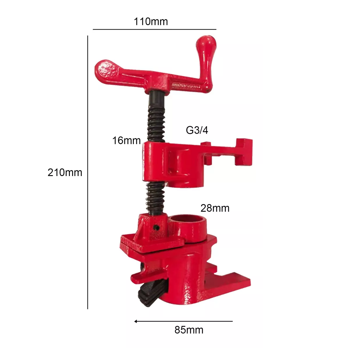 Prensa / Sargento Para Madera De Tubo 3/4 Pz