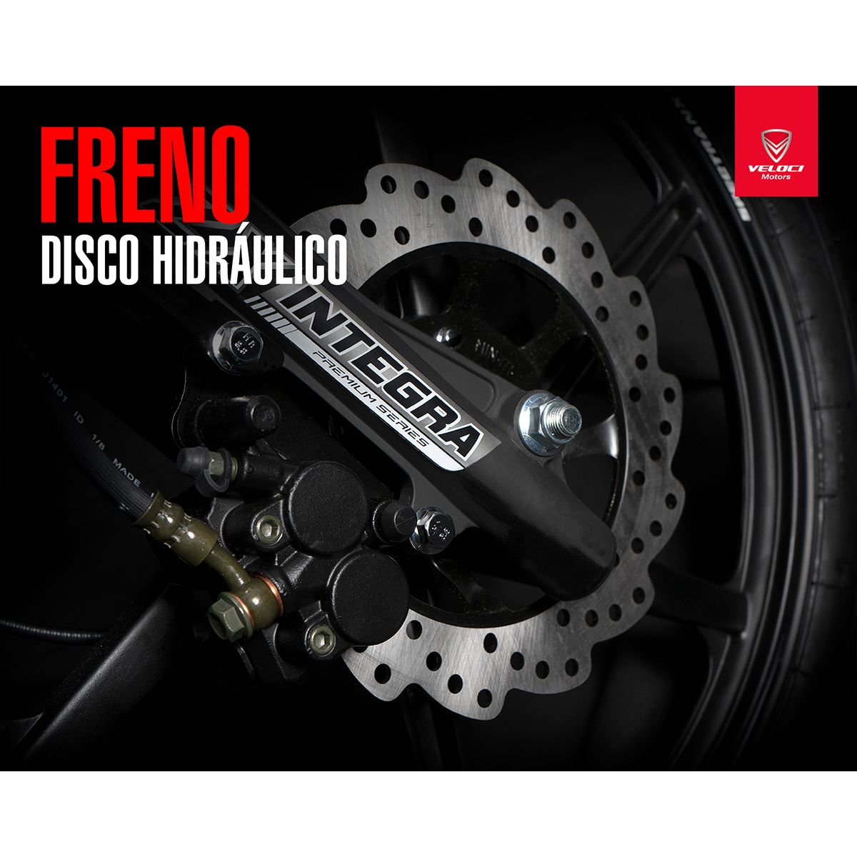 Motocicleta Veloci Draxter RX Sport Limited 125 CC Plata 2024.