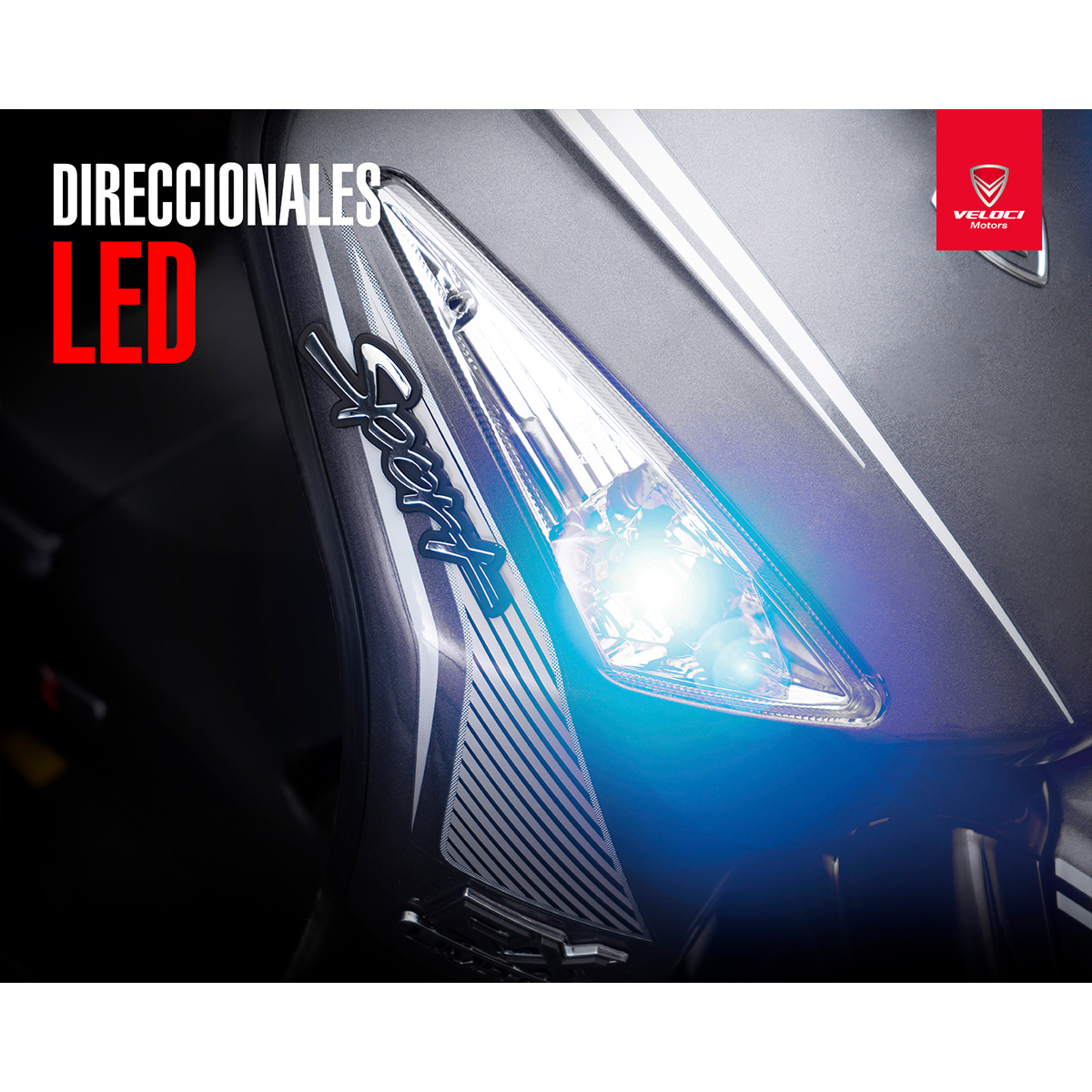 Motocicleta Veloci Draxter RX Sport Limited 125 CC Plata 2024.