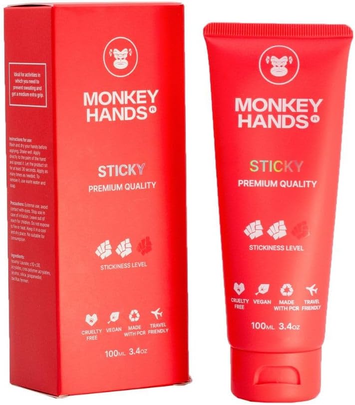 Monkey Hands Combo Para Manos Secas Sticky + Hydro (Ideal para mayor adherencia y evitar la sudoración).