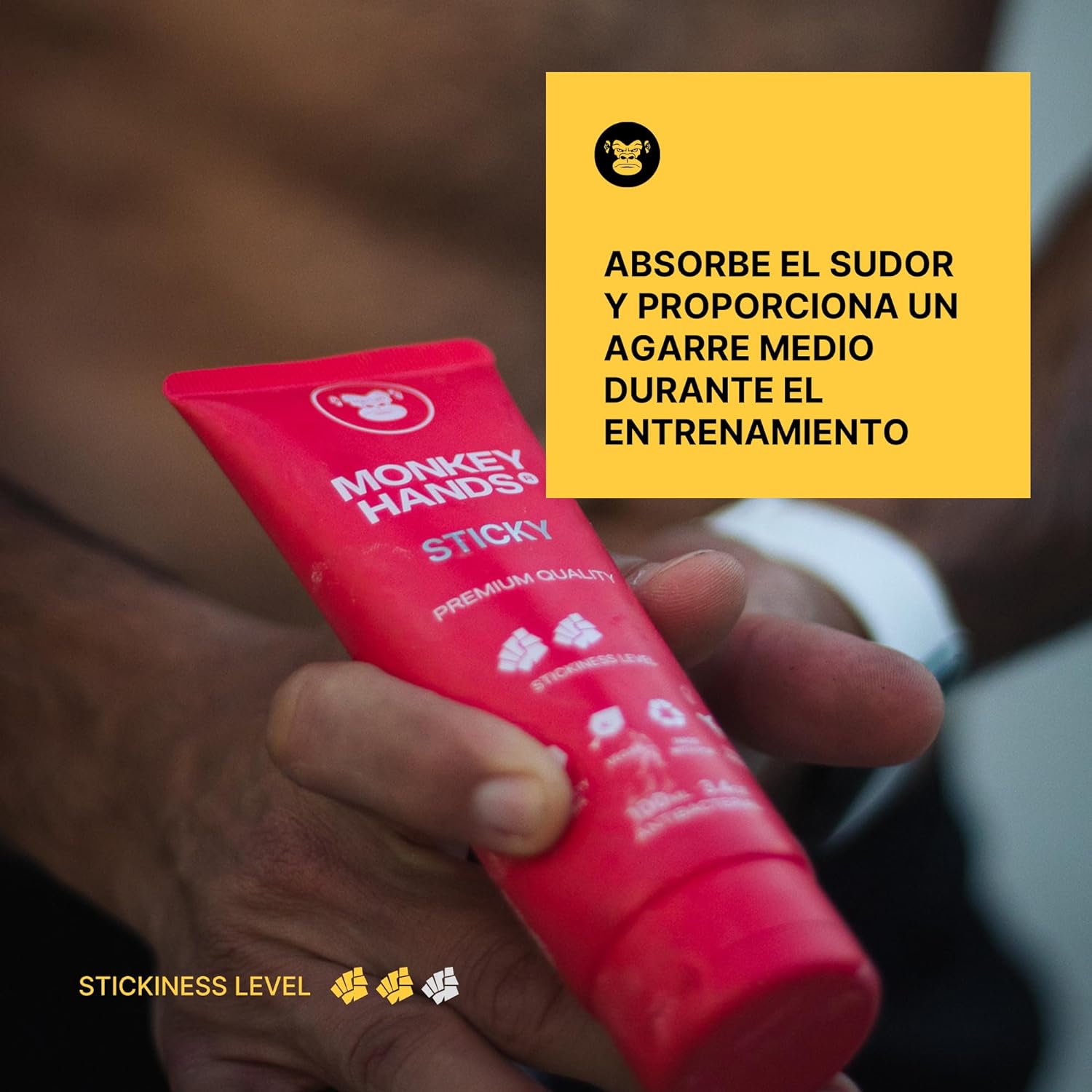Monkey Hands Combo Para Manos Secas Sticky + Hydro (Ideal para mayor adherencia y evitar la sudoración).
