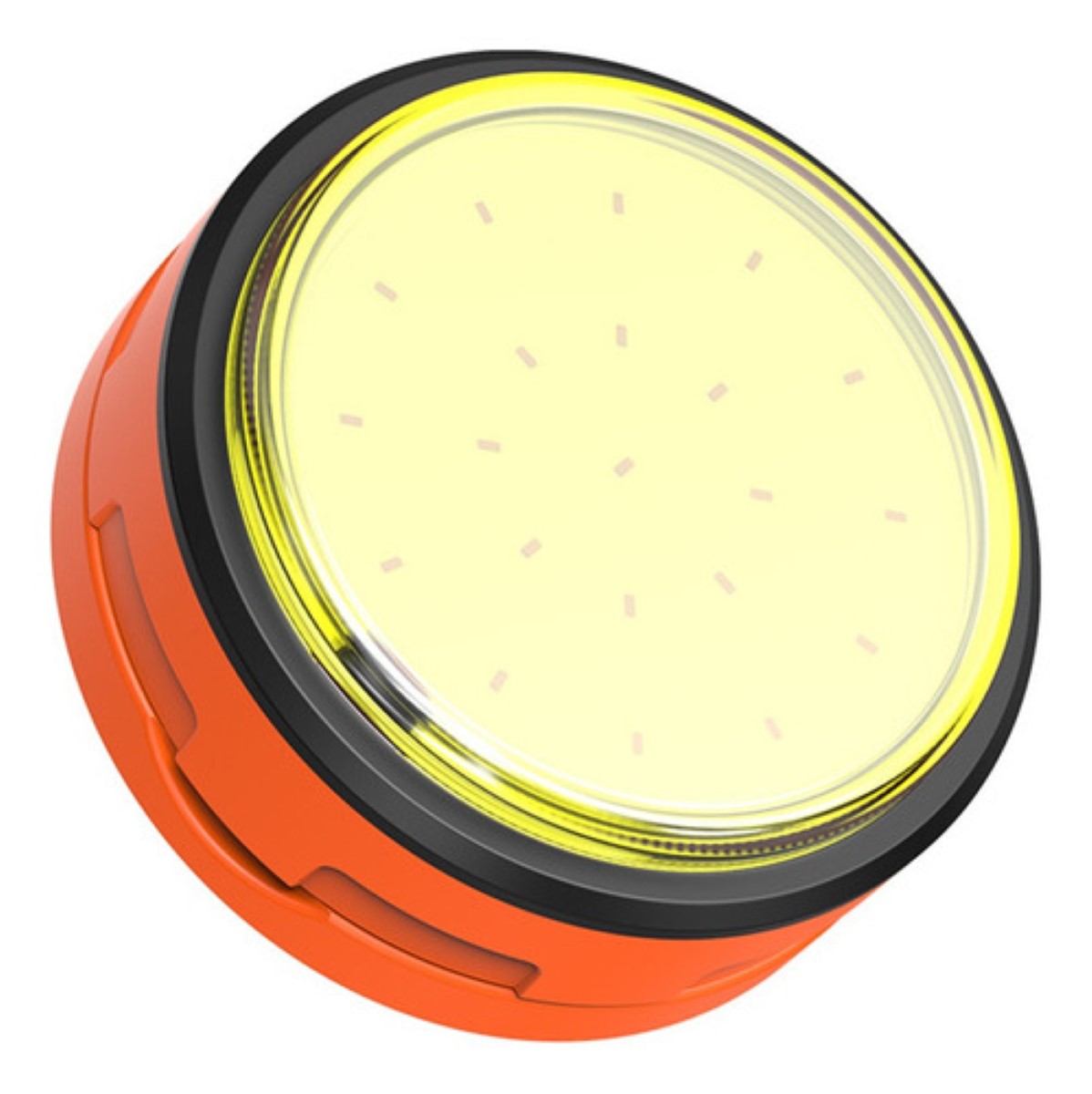 "Lamparas Recargables Led Linterna Tactica Potente Minero 2pz Naranja "
