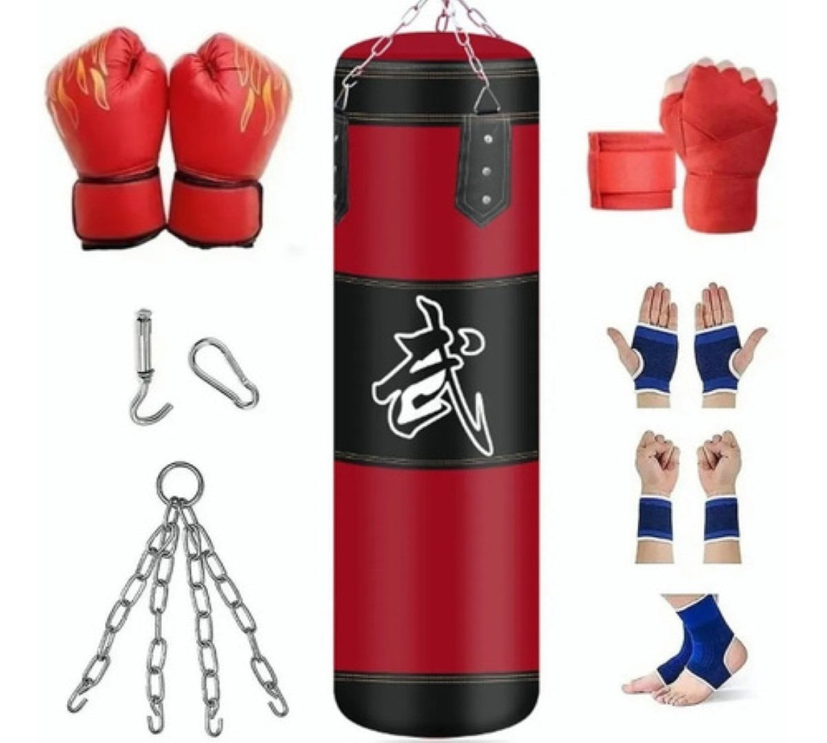 "Saco Bolsa Boxeo 120 Cm Saco De Boxeo Deportivo Profesional negro "