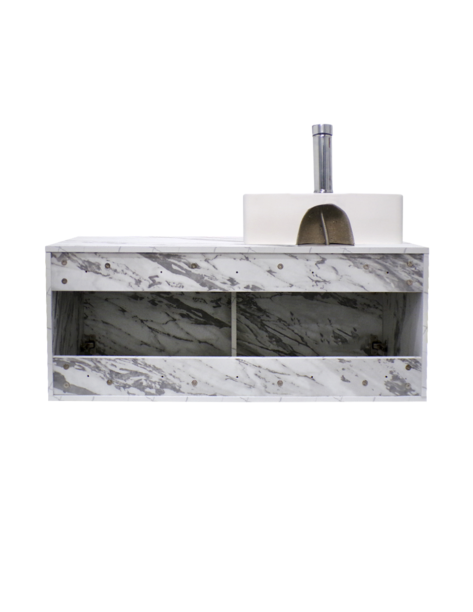 Gabinete Flotante Para Baño Con Lavamanos Y Llave OLIVIA