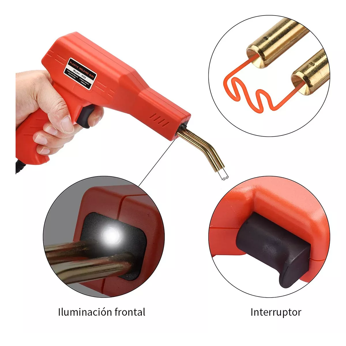 Kit De Soldador De Plástico Portátil De Pvc Para Auto