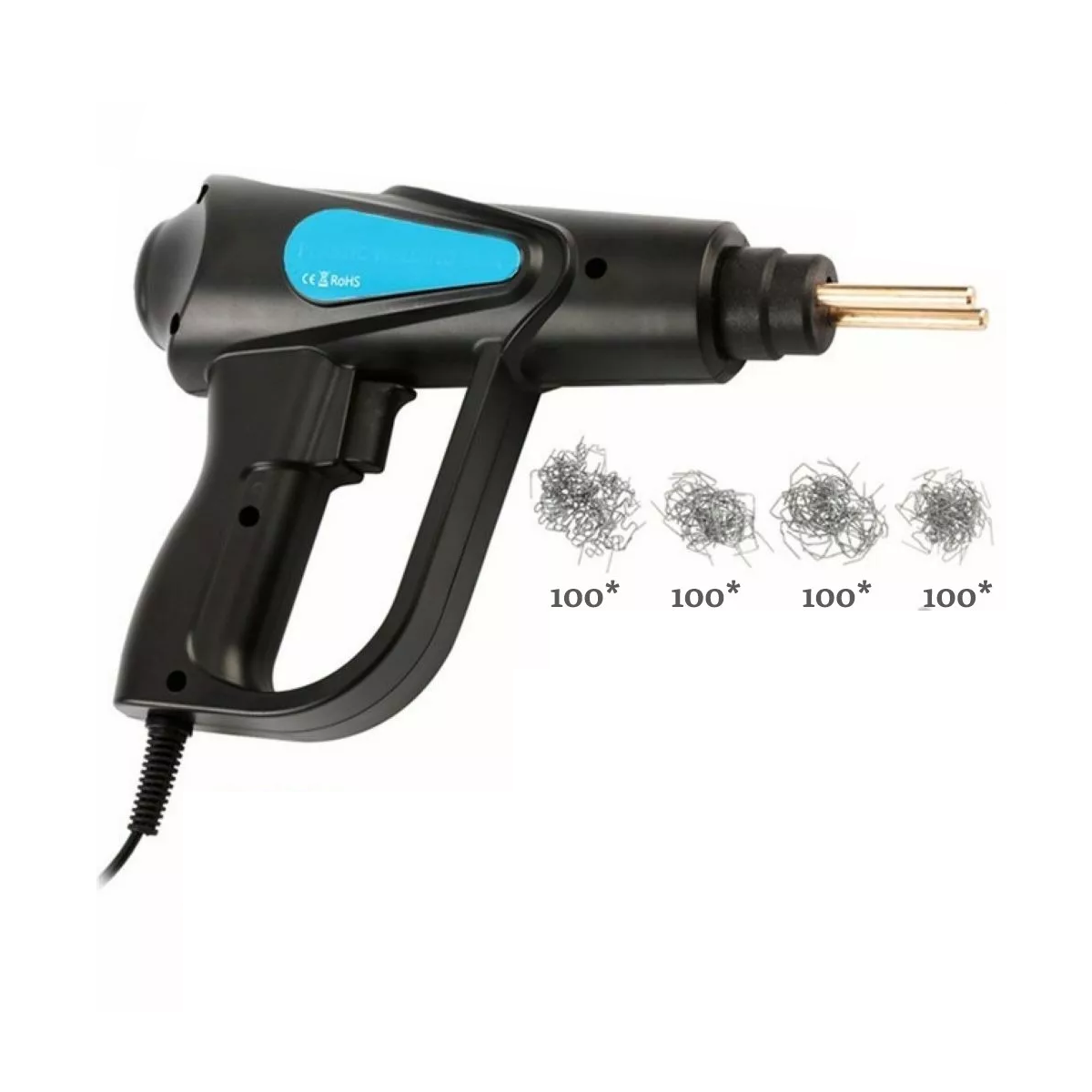 Soldadora De Plástico 70w C/abrazaderas Corrugadas Y Grapas