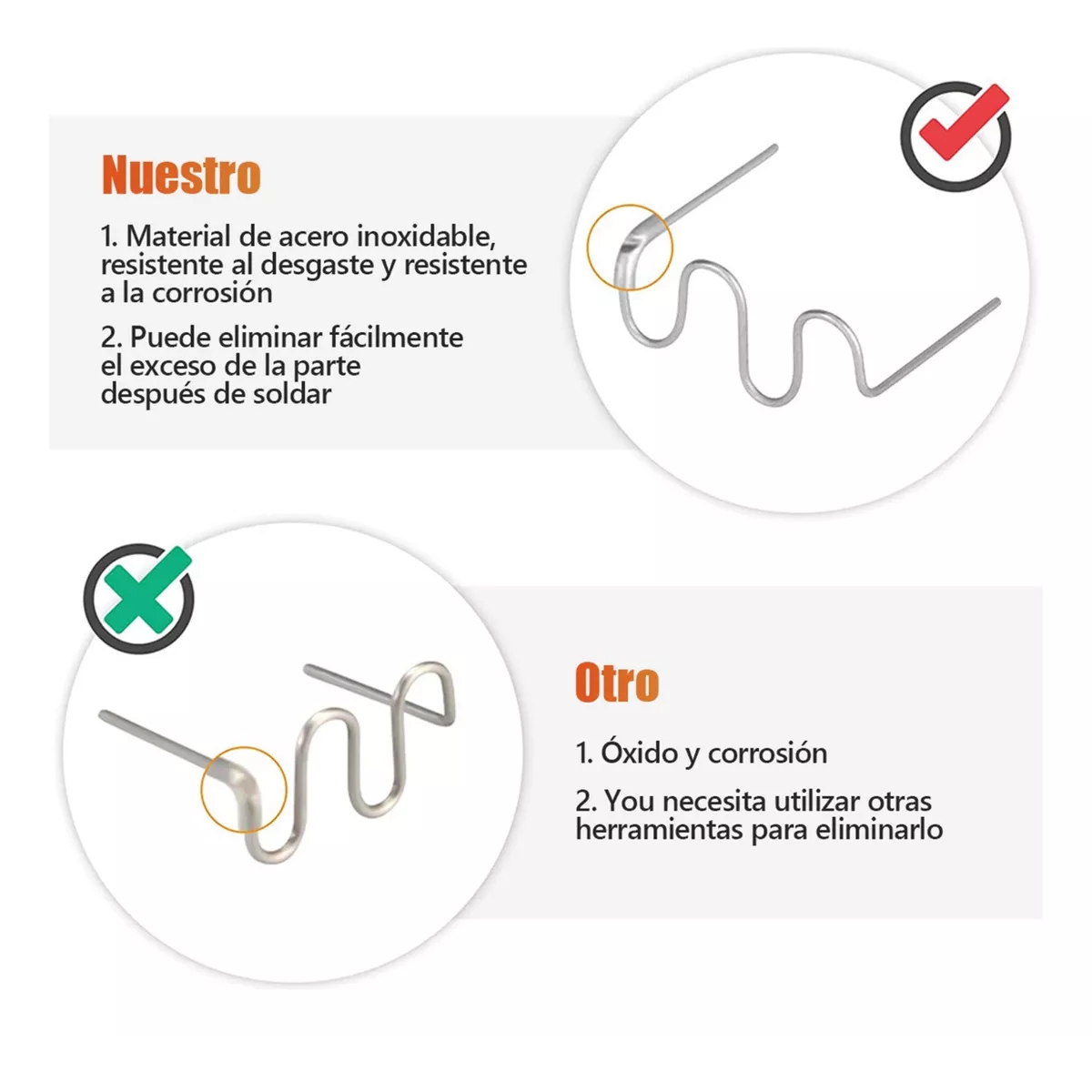 Kit 600 Piezas De Grapas Calientes Para Soldador De Plástico