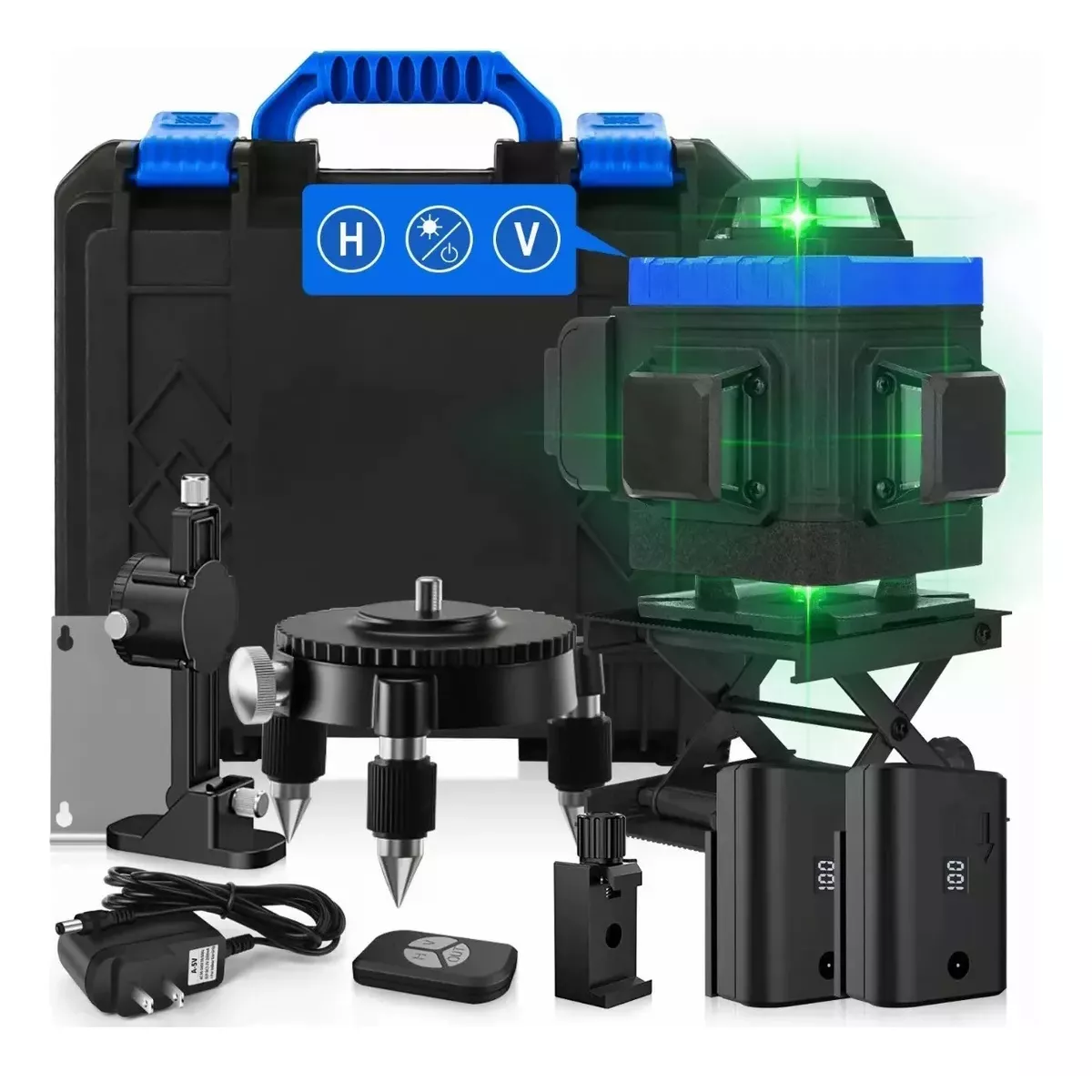 Niveles Láser 3° 4d Autonivelante Con 2 Baterías 16-4D 