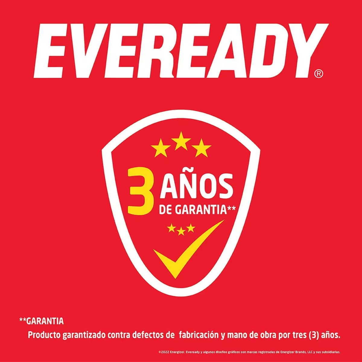 Foco Led Eveready ahorrador 8W 800 Lúmenes luz Blanca.