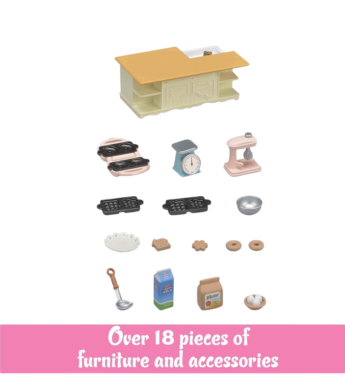 Calico Critters Isla De Cocina B4u.