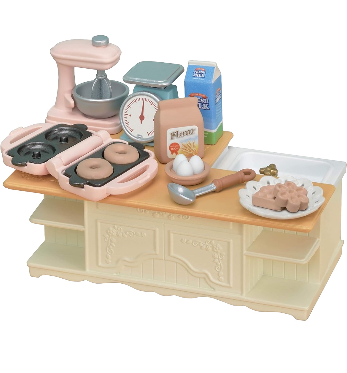 Calico Critters Isla De Cocina B4u.