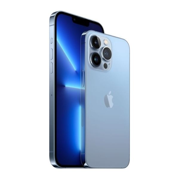 iPhone 13 Pro Max 256GB Azul Reacondicionado Grado A + Audífonos Genéricos.
