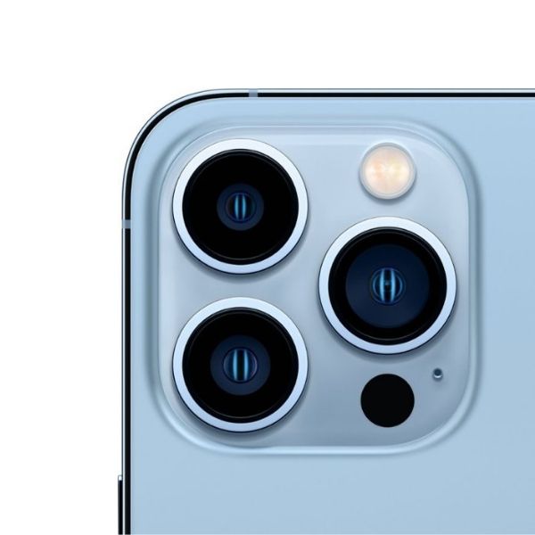iPhone 13 Pro Max 256GB Azul Reacondicionado Grado A + Audífonos Genéricos.