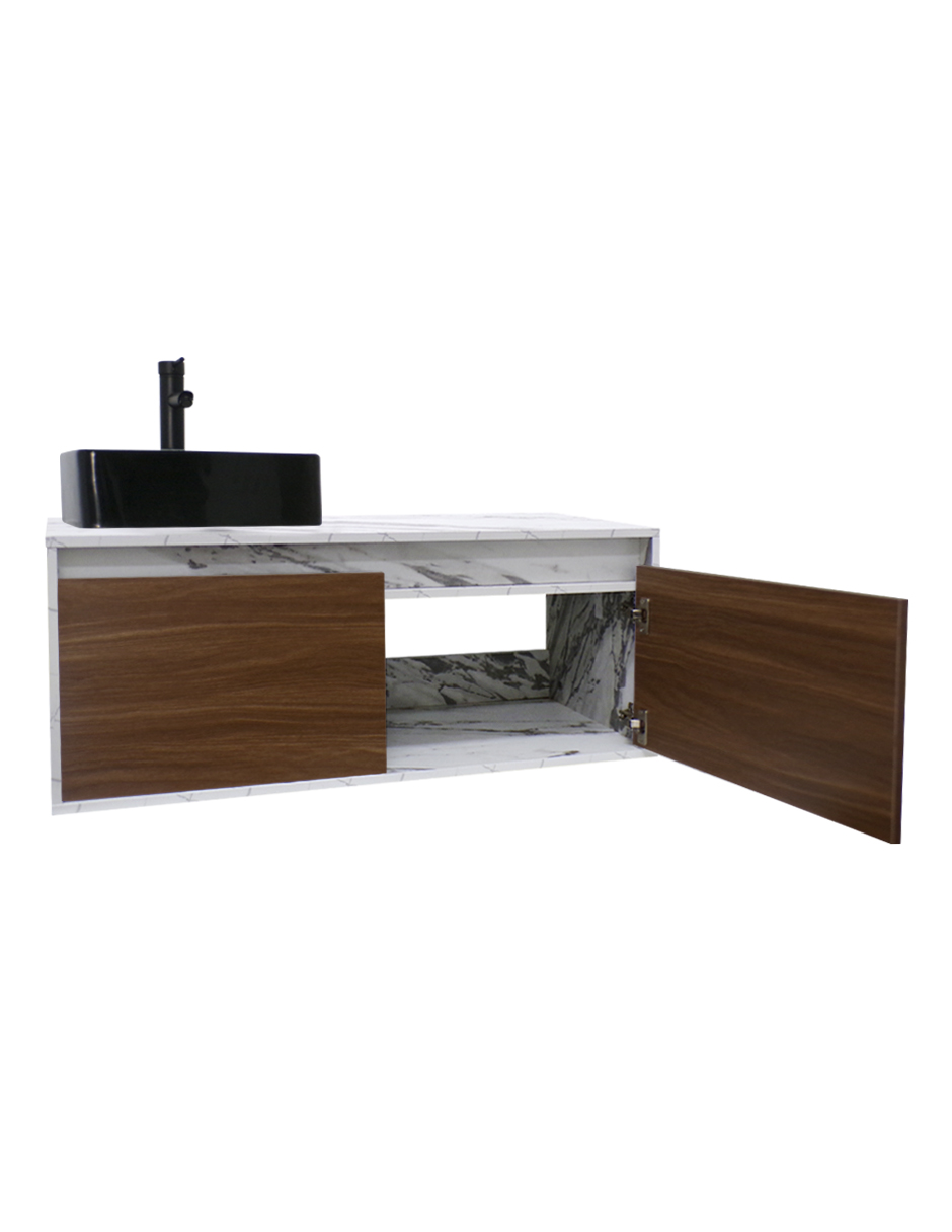 Gabinete Flotante Para Baño Con Lavamanos Y Llave OLIVIA