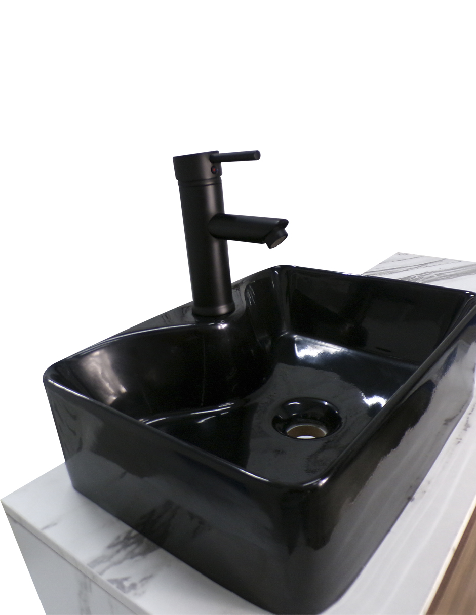 Gabinete Flotante Para Baño Con Lavamanos Y Llave OLIVIA