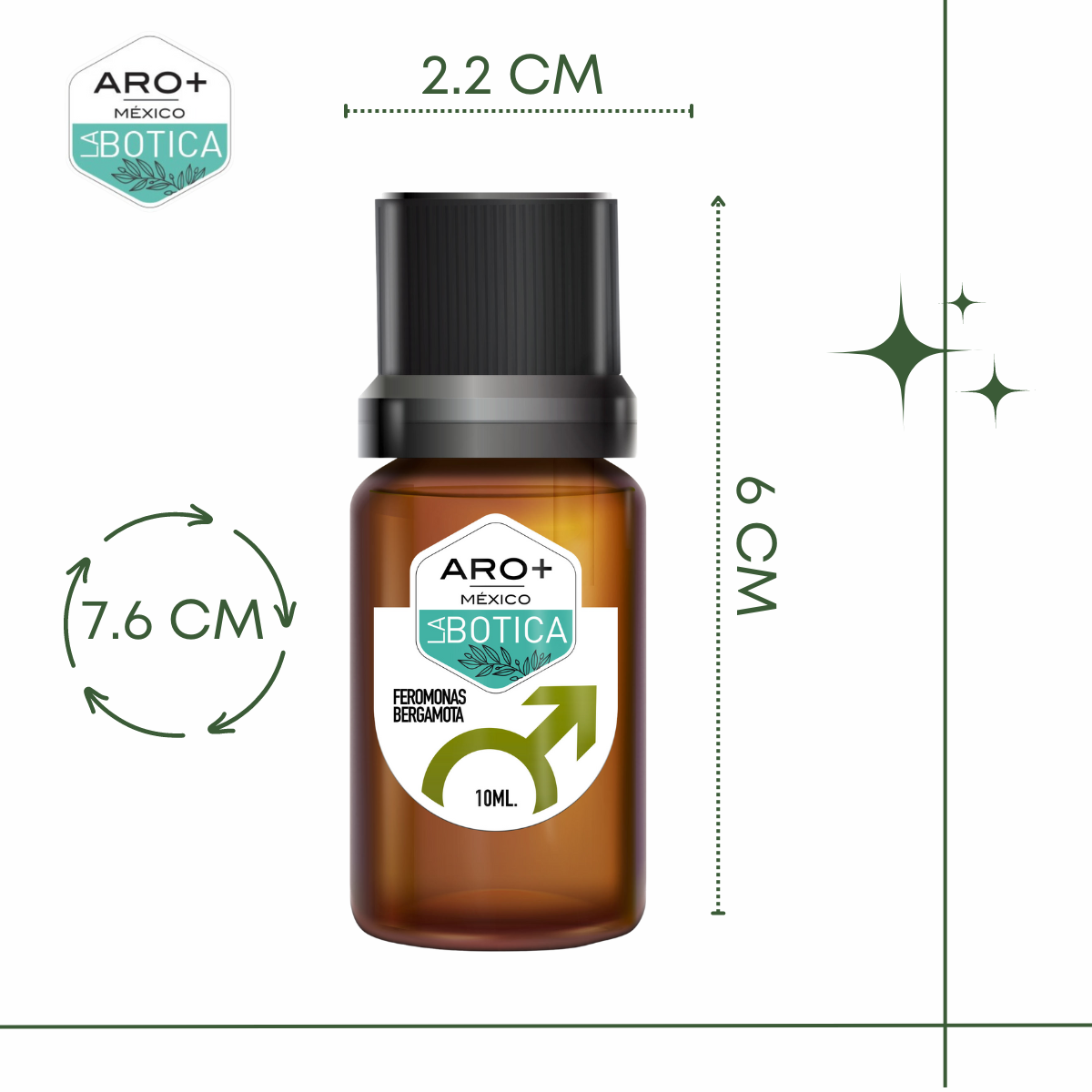 Feromonas Concentradas Unisex Aroma Limón Para Perfume.