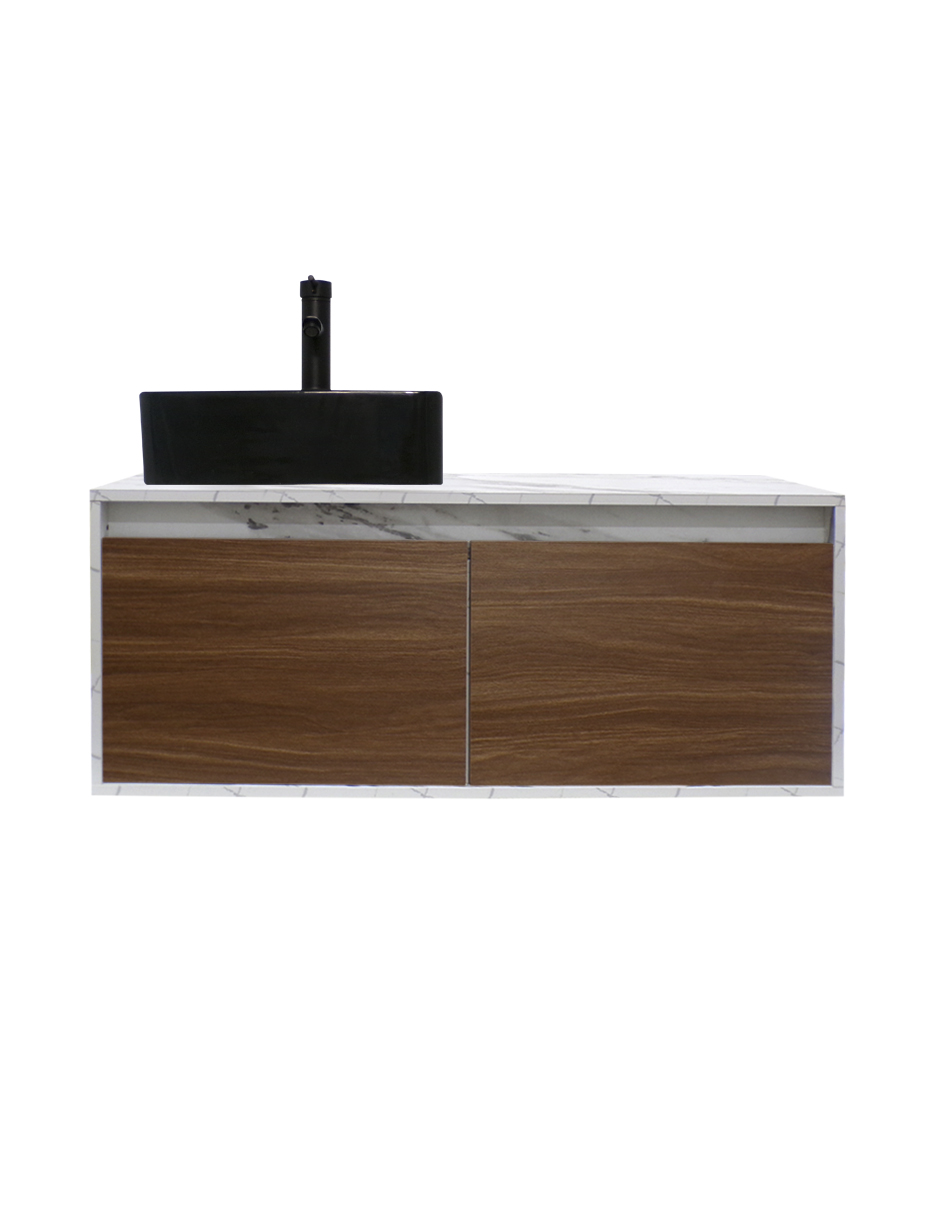 Gabinete Flotante Para Baño Con Lavamanos Y Llave OLIVIA