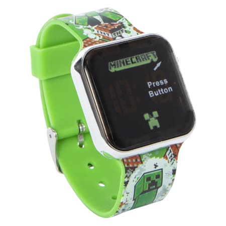 Original Minecraft LED Reloj Impermeable Luminoso Regalo