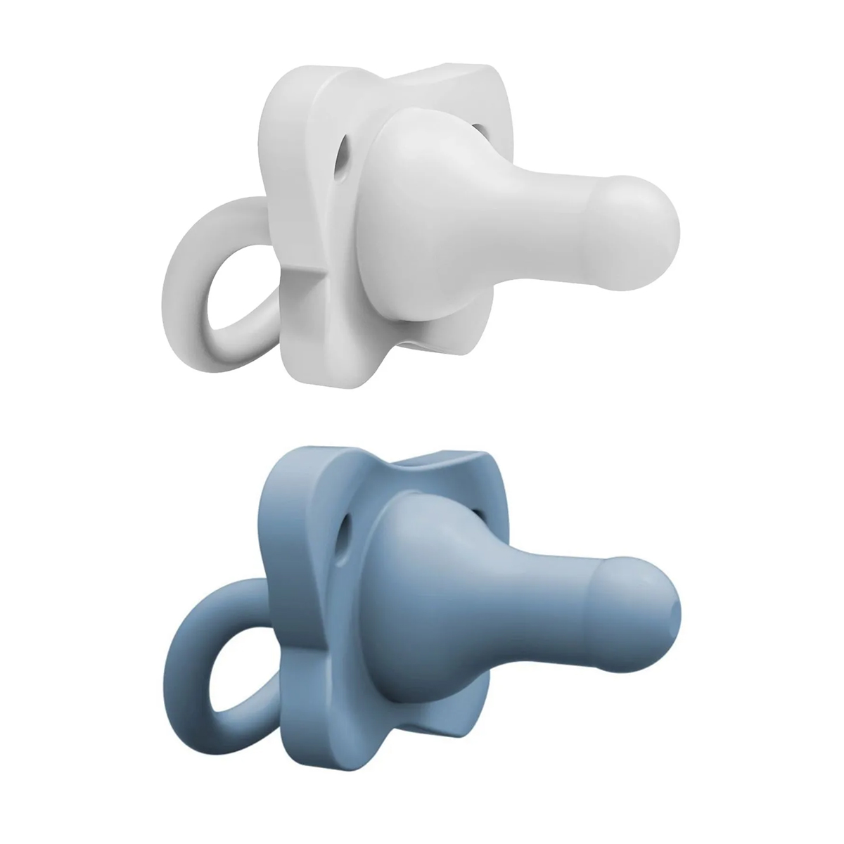 Chupón Dr Browns Happy Paci 2pz 0-6m Gris.