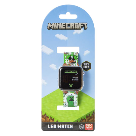 Original Minecraft LED Reloj Impermeable Luminoso Regalo