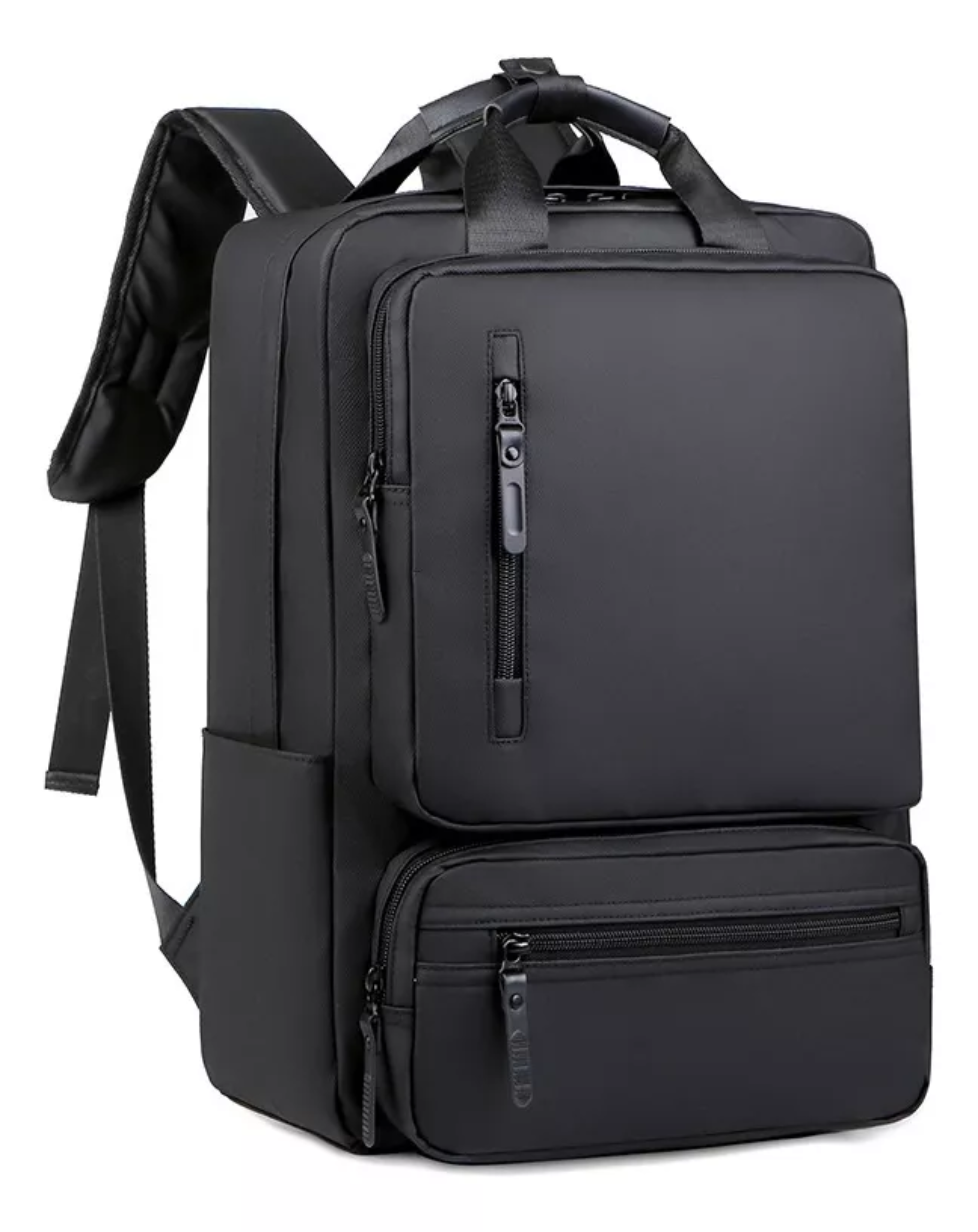 Mochila viaje Iforu Antirrobo Backpack-14N color negro diseño lisa 30L.