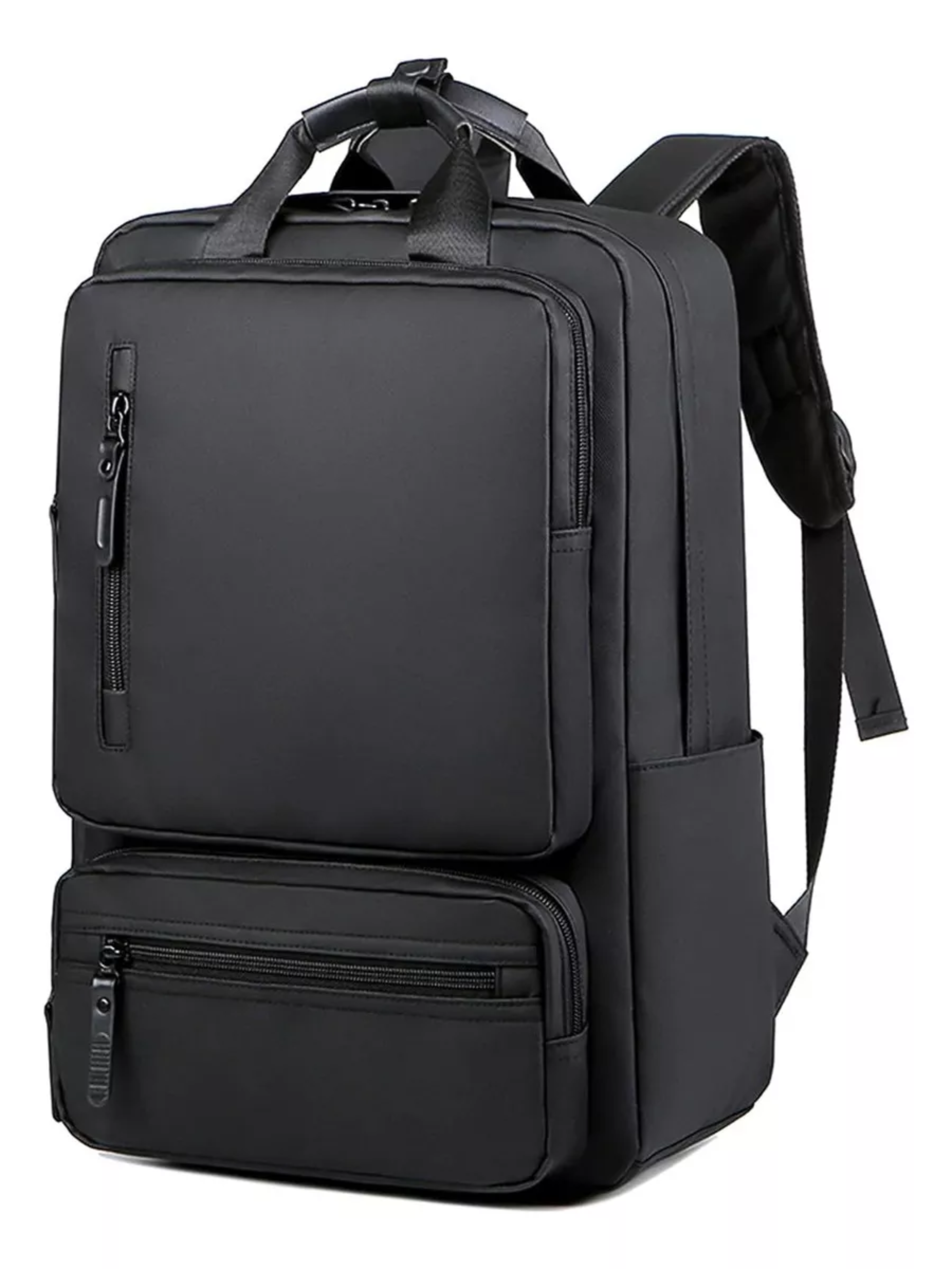 Mochila viaje Iforu Antirrobo Backpack-14N color negro diseño lisa 30L.
