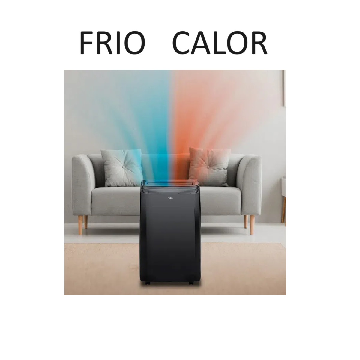 Aire Acondicionado Portátil TCL 110v frío/calor P12P-KHF14B